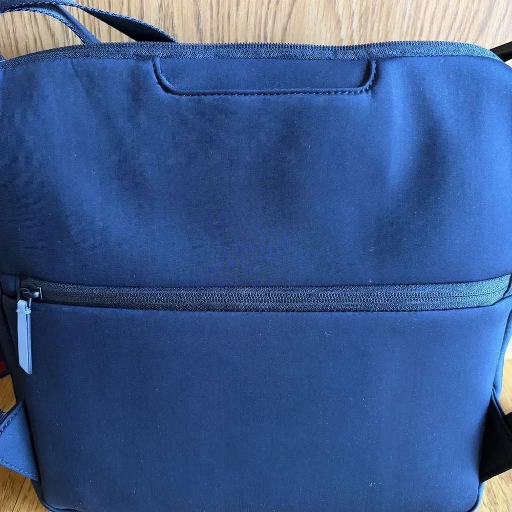 TUMI Devoe Minna Hobo Backpack Ink Blue Convertible Laptop Bag 144803-3466 NWT